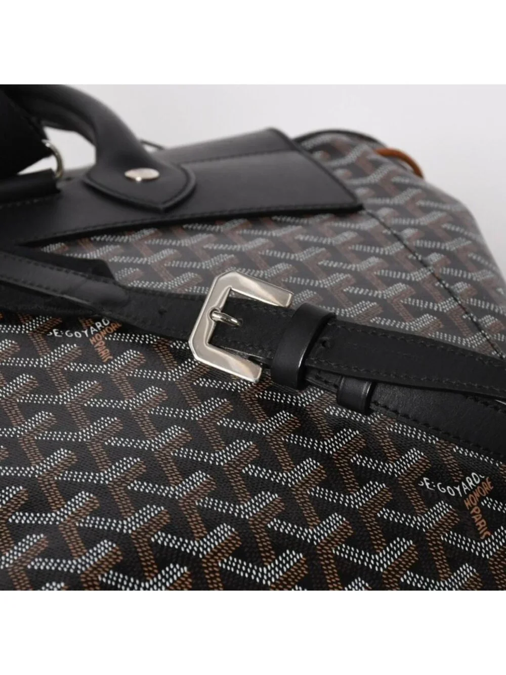 Goyard Alpine MM Backpack Leather Black